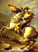 Bonaparte Crossing St. Bernard Pass Jacques-Louis David